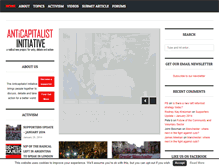 Tablet Screenshot of anticapitalists.org